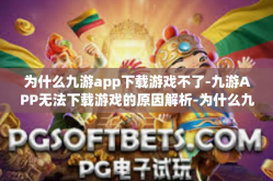 为什么九游app下载游戏不了-九游APP无法下载游戏的原因解析-为什么九游app下载游戏不了